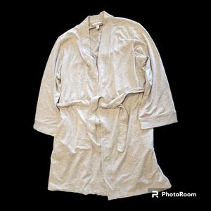 EUC Charter Club Grey Robe Size XL